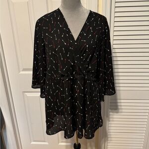 Torrid Georgette Arrows Top size 1